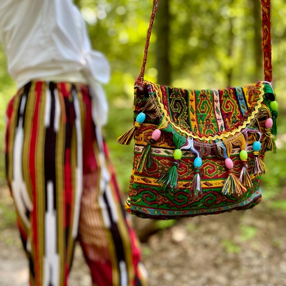 🔺 SALE 🔺Boho Hippie Style Handmade bag - Picture 2 of 6